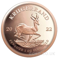 2022 Gold Krugerrand Coin 1oz