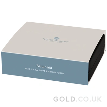2024 Britannia 1oz Silver Proof Coin Boxed