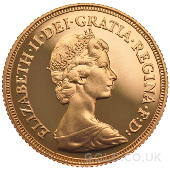 1982 Proof Gold Half Sovereign Boxed