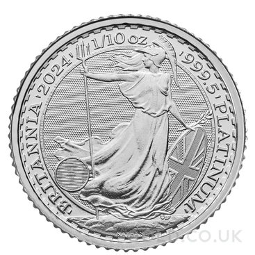 2024 1/10oz Platinum Britannia Coin