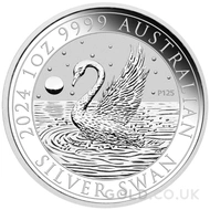 Australian Swan 1oz Silver Coin (2024)