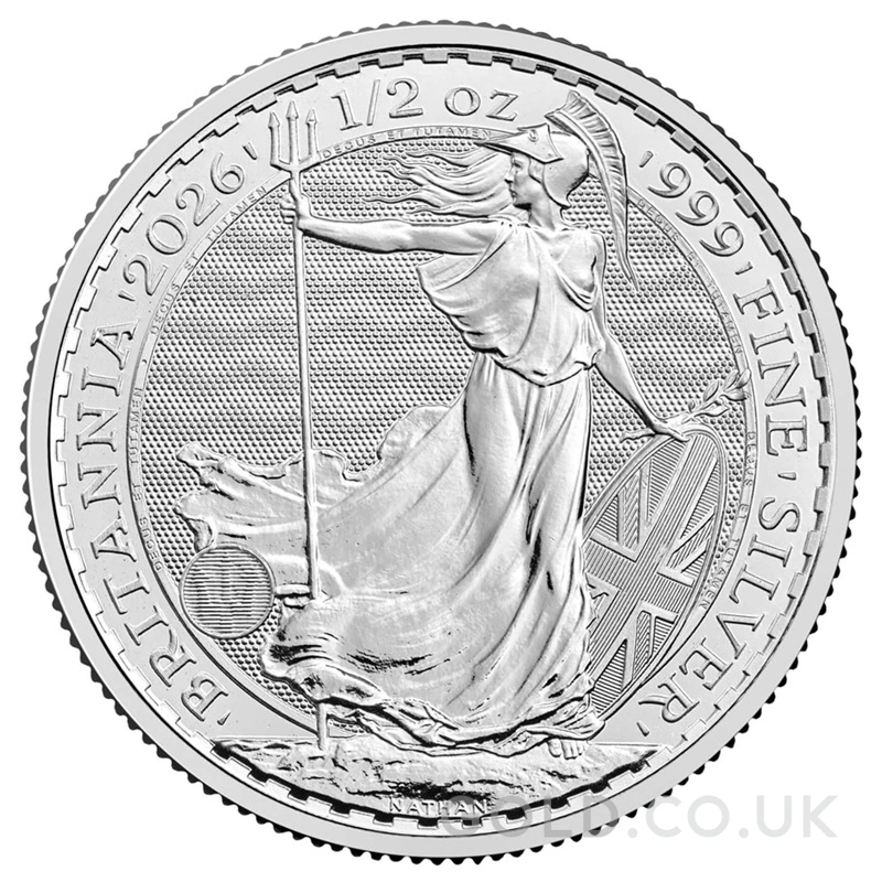2026 Britannia 1/2oz Silver Coin