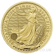 Quarter Ounce Gold Britannia Coin (2024)