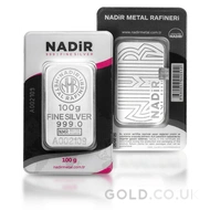 100g Nadir Silver Bar