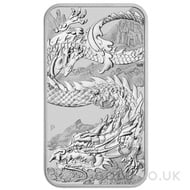 Dragon 1oz Rectangular Silver Bar (2023)