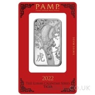 1oz PAMP Silver Year of the Tiger (2022)