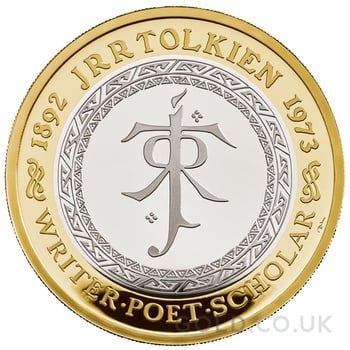 2023 JRR Tolkien Silver £2 Piedfort Proof Coin Boxed