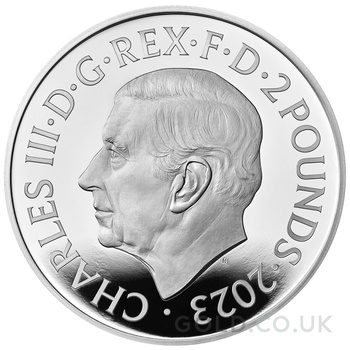 2023 Bull of Clarence Silver Coin Tudor Beasts 1oz Proof Boxed