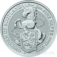 2oz Silver Coin - The Unicorn of Scotland (2018)