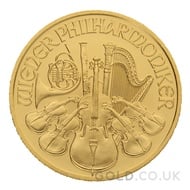 Gold Philharmonic Quarter Ounce Coin (2022)