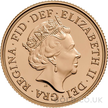 2018 Gold Half Sovereign Elizabeth II Fifth Head
