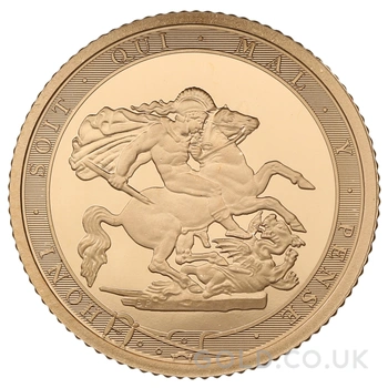 2017 Proof Gold Half Sovereign Boxed