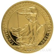 1990 1/2oz Gold Proof Britannia Coin