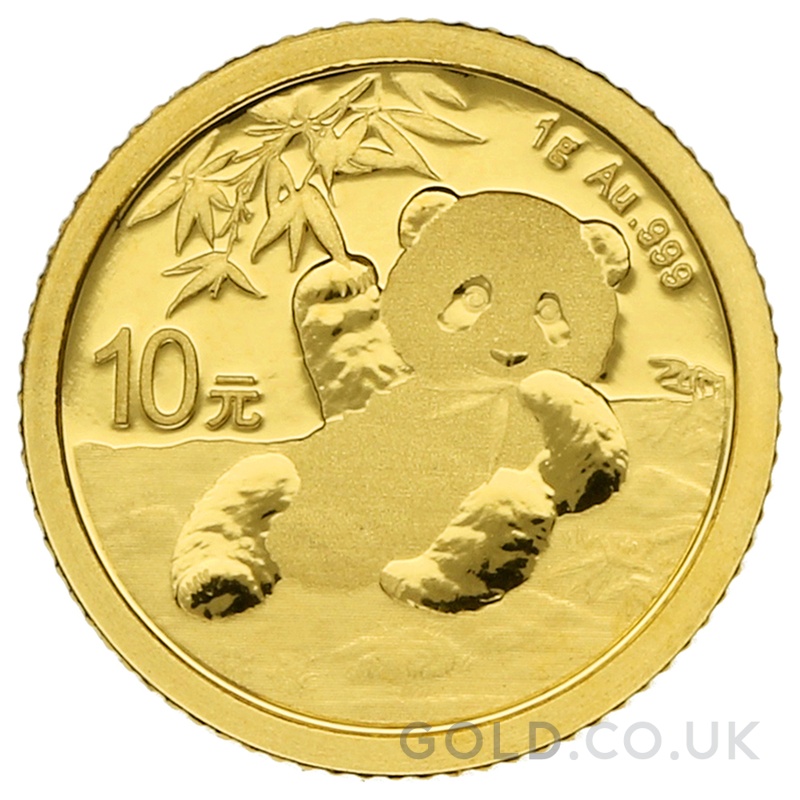 2020 1g Chinese Panda Gold Coin