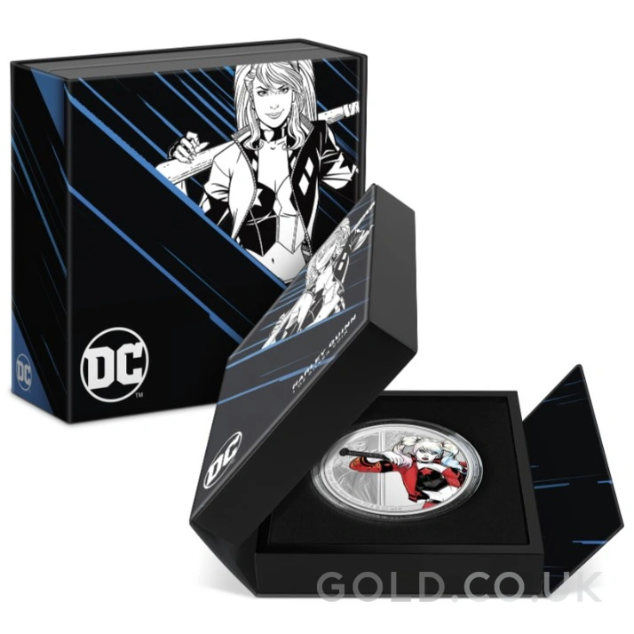 2024 Proof Harley Quinn Silver Coin 1oz Boxed