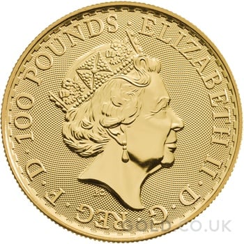 2018 Gold Britannia Coin 1oz Oriental Border