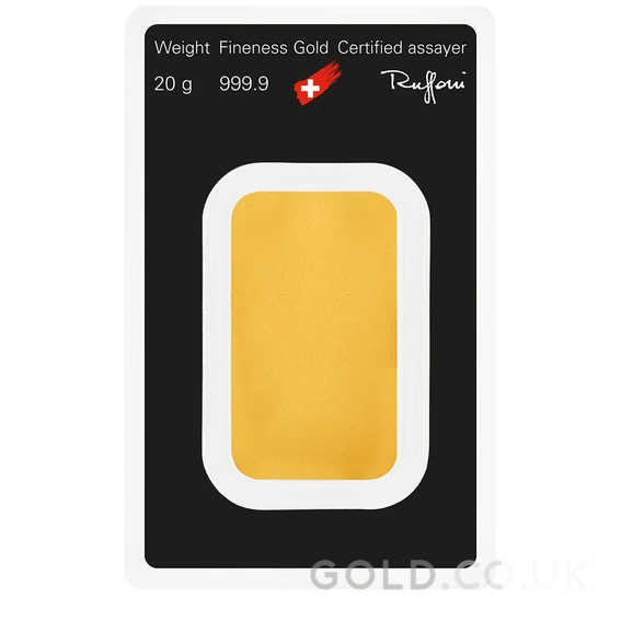 Argor-Heraeus 20 Gram Gold Bar
