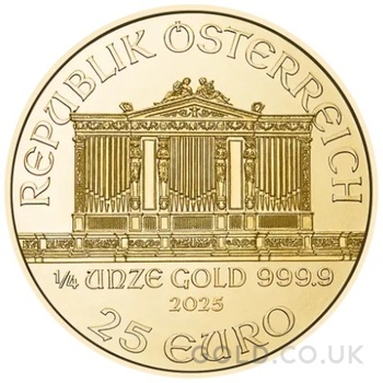 2025 1/4oz Austrian Gold Philharmonic Coin