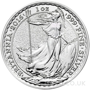 2016 1oz Silver Britannia Coin Lunar Edge Year of the Monkey