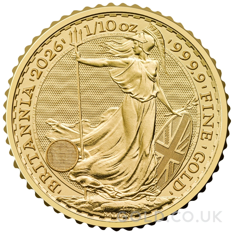 2026 1/10oz Gold Britannia Coin