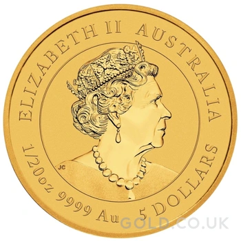 2023 Perth Mint 1/20oz Year of the Rabbit Gold Coin