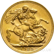1925 Gold Sovereign Coin George V (M)