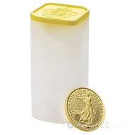 2024 Tube of 25 1/10oz Gold Britannia Coins