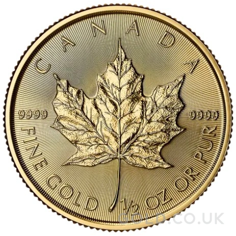 2025 1/2oz Canadian Maple Leaf Gold Coin