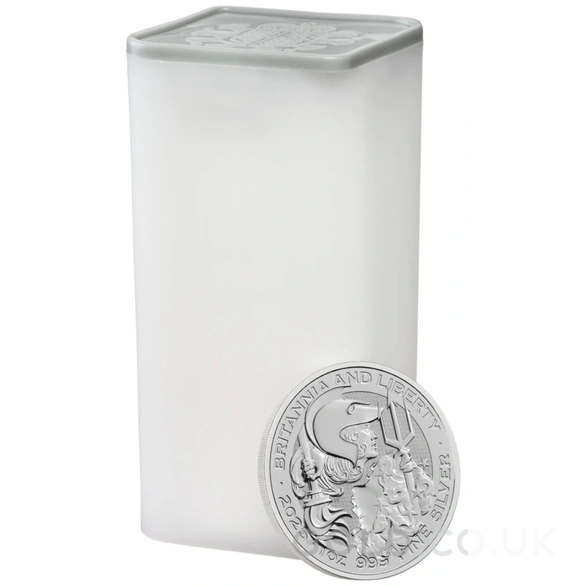2025 Britannia & Liberty 1oz Silver Coin