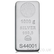 1 Kilo Nadir Silver Bar