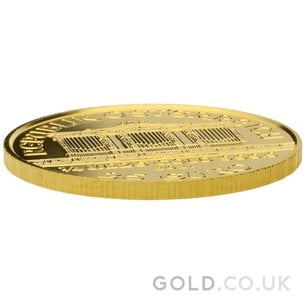 Gold Philharmonic Quarter Ounce Coin (2021)