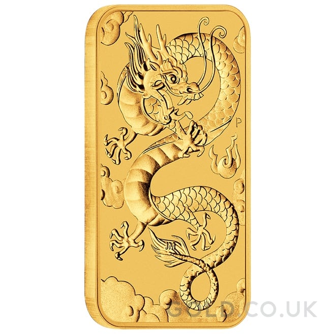2019 1oz Dragon Rectangular Gold Bar (Coin)