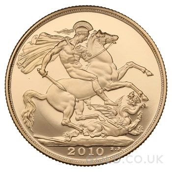 2010 Proof £2 Coin Gold Double Sovereign
