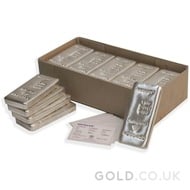 25 x 1kg Silver Metalor Bars