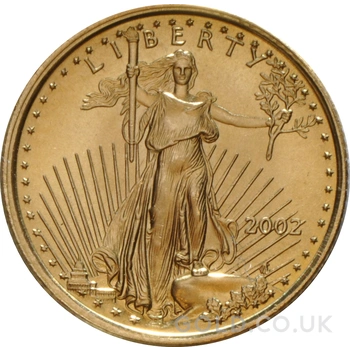 2002 1/10oz American Eagle Gold Coin