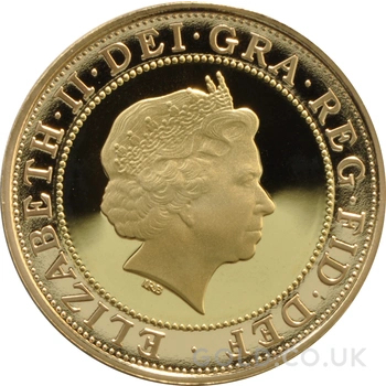2014 Proof £2 Coin Gold Double Sovereign 500th Ann Trinity House