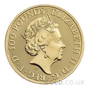The Lion of England - Tudor Beasts 1oz Gold Coin (2022)