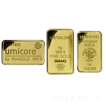 5g Gold Bars (Pre Owned)