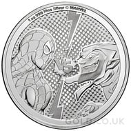 1oz Silver Spider-Man vs. Green Goblin Coin (2024)