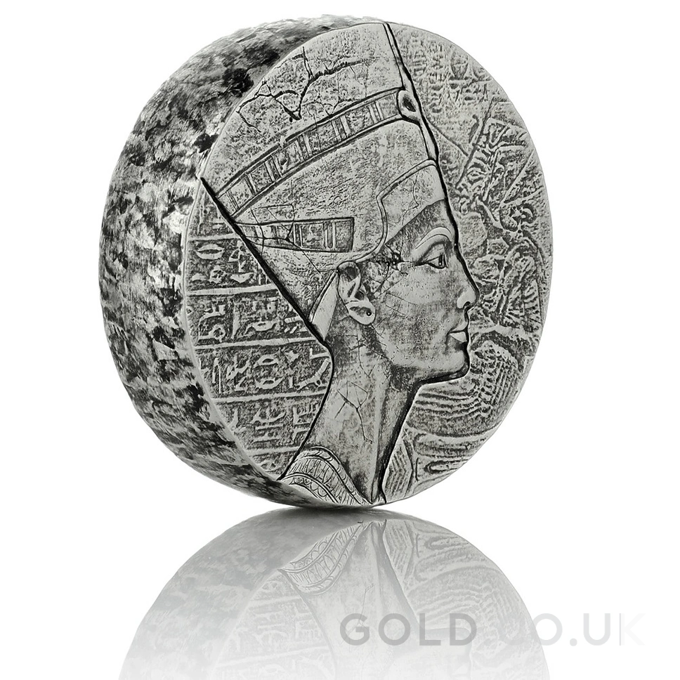 Egyptian Relics Queen Nefertiti Silver Coin 5oz