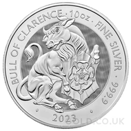 2023 The Bull of Clarence - Tudor Beasts 10oz Silver Coin