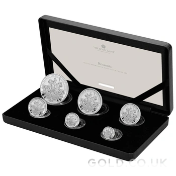 2023 Proof Silver Britannia 6 Coin Set Boxed