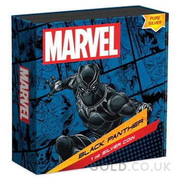 2023 Black Panther 1oz Proof Silver Coin Boxed