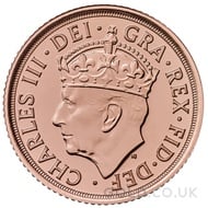 Coronation Gold Half Sovereign Coin (2023)