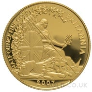 2007 Half Ounce Proof Britannia