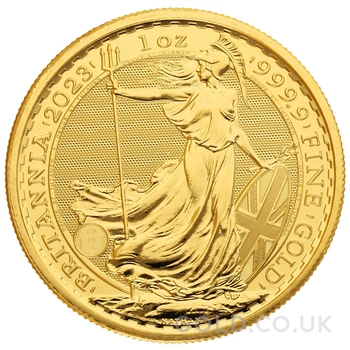 2023 Gold Britannia Coin 1oz Queen Elizabeth II