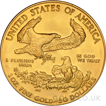 1990 American Eagle Gold Coin 1oz MCMXC