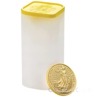 2026 Tube of 25 1/10oz Gold Britannia Coins