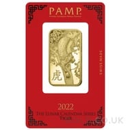 1oz PAMP Gold Year of the Tiger (2022)