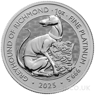 2025 Greyhound of Richmond 1oz Platinum Tudor Beast
